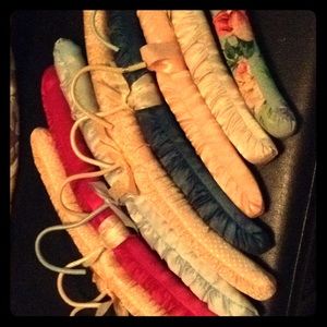 Satin covered hangers